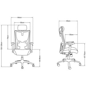 صندلی مدیریتی تیکاند ارگونومیک L80-LA