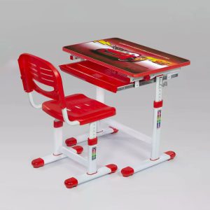 میز و صندلی تحریر کودک قابل تنظیم ارتفاع ماشین ها مک کویین