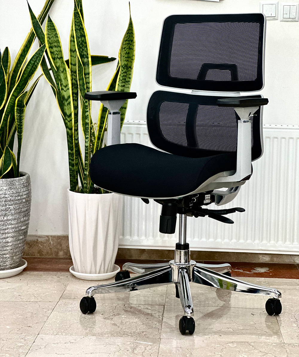 صندلی کارمندی پشت توری تکنو سیستم T70