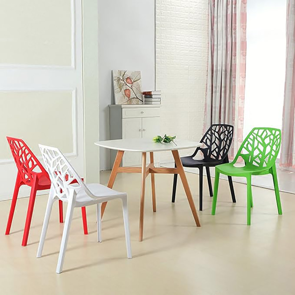 صندلی پلاستیکی آشپزخانه مدل شاخ و برگی