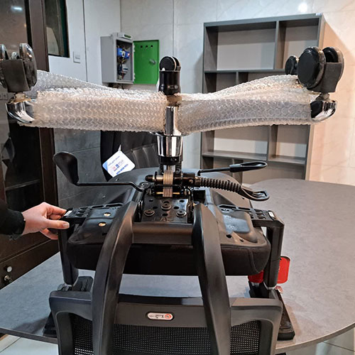 صندلی کارمندی پشت توری تکنو سیستم T70 قابل تنظیم عمق نشیمن