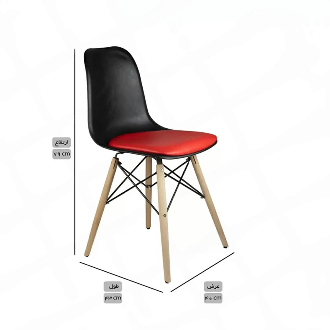 صندلی چهارپایه مدل SH102WN مشکی