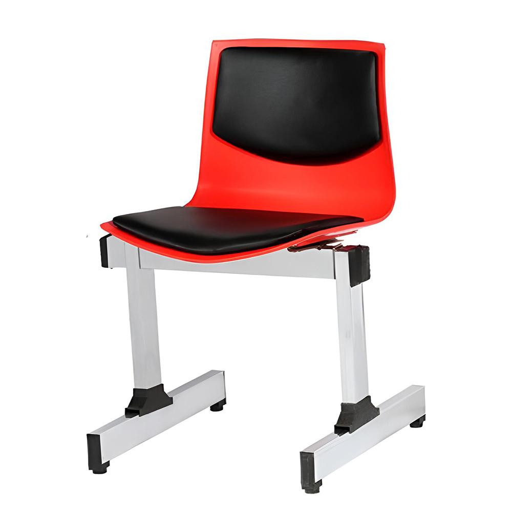 نیمکت انتظار یک نفره صدفی S101 قرمز