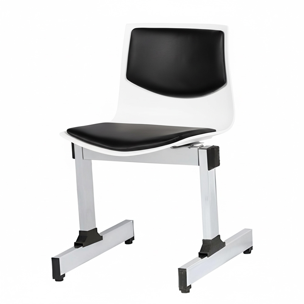 نیمکت انتظار یک نفره صدفی S101 سفید