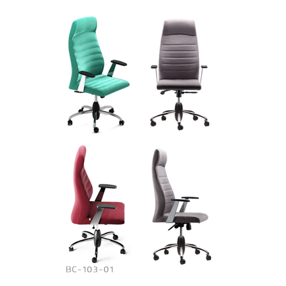 صندلی مدیریتی روکش پارچهای مدل PRESTIGE - Image 3