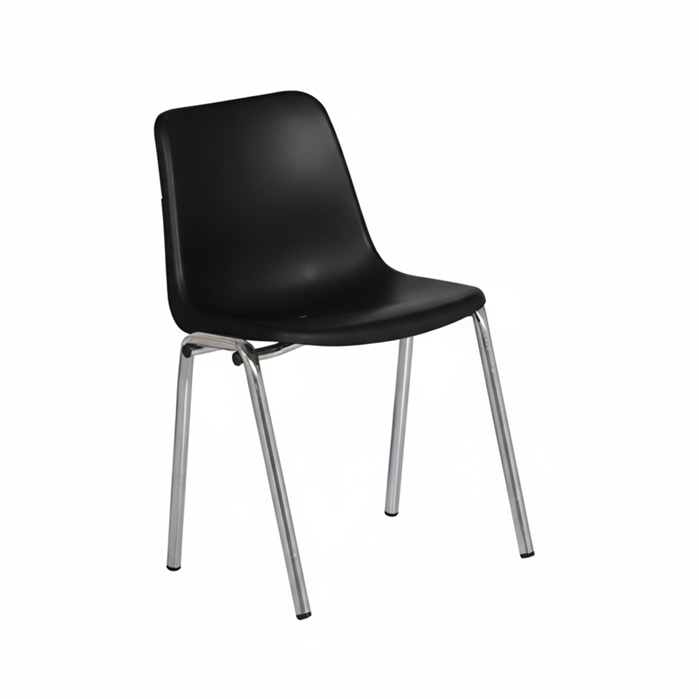 صندلی انتظار لوله ای یک نفره LX مشکی