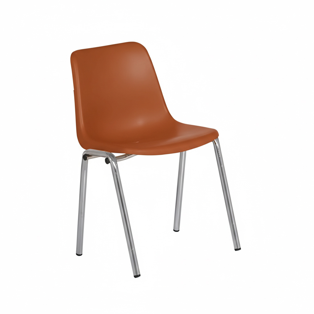 صندلی انتظار لوله ای یک نفره LX قهوه ای