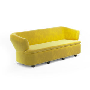 مبل راحتی Cozy دو نفره روکش چرمی