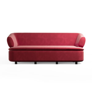 مبل راحتی Cozy سه نفره روکش چرمی