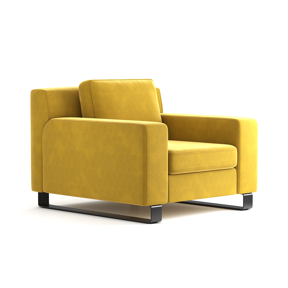 مبل راحتی CUBE یک نفره روکش چرمی