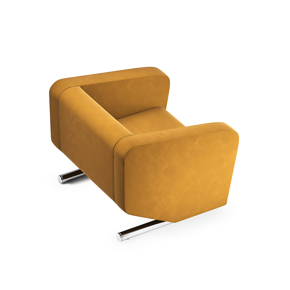 مبل راحتی CUT تک نفره روکش پارچهای - Image 2